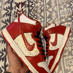 Nike Dunk High Red Supreme Star 2003