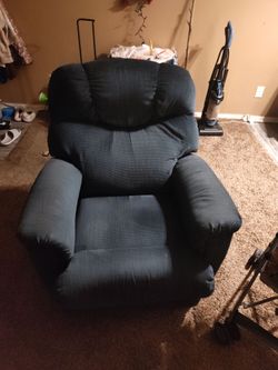 Dark blue  reclining chair