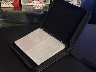 Card Binder 4 Pocket Back to Back with 50 Removabe Transparent Sleeves