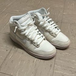 Nike Dunk High Retro Premium "Cracked Leather Swoosh" / Men 8.5