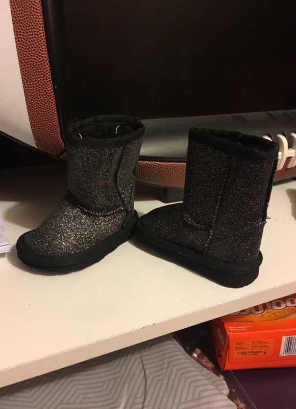 Baby girl boots never worn