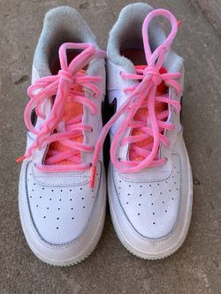 Nike Air Force 1 GS White | Nike Youth Atomic Pink