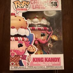 King Kandy- Candy Land Funko Pop #58- Good Condition 