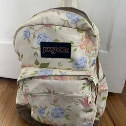 Jansport floral backpack 