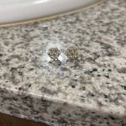 Dimonad Clusters Ear Rings