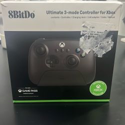 8bitDo Controller W/dongle Charging stand and cable included with One month Xbox Ultimate game pass