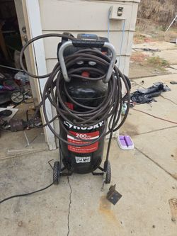 Husky 20 Gal. 200 PSI Oil-Free Portable Vertical Electric Air Compressor (Model C202H),