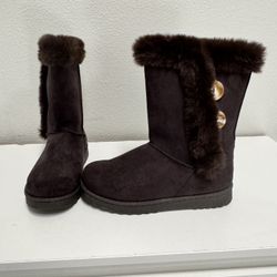 Women’s Winter Snow Boots Short Mid Calf Size 8