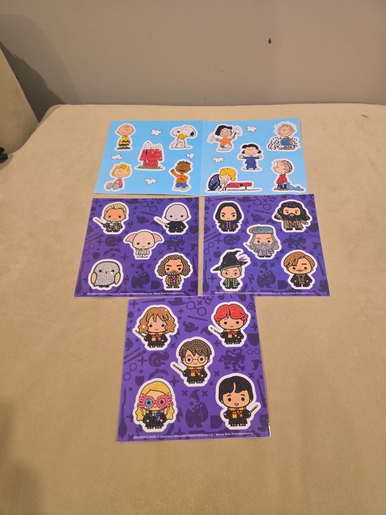 Diamond Art Character Stickers