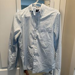 Jcrew men light blue long sleeve dress shirt- size small