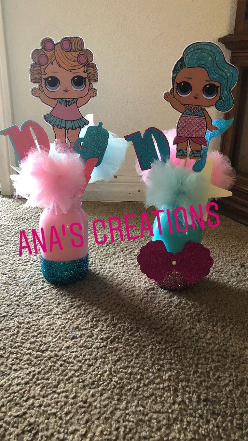 Lol dolls centerpieces
