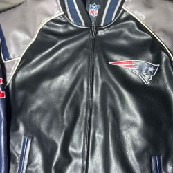 New England Patriots Leather Jacket