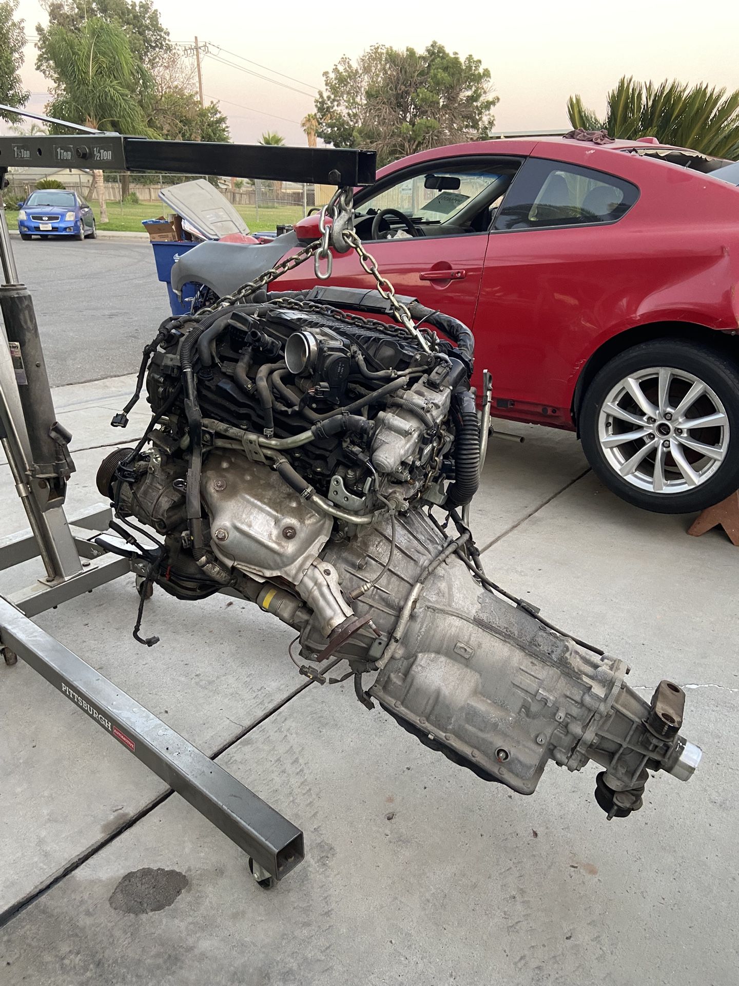 Infiniti G37 Coupe Engine And Transmission 