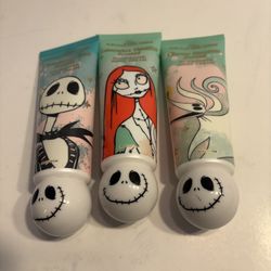 DISNEY Nightmare Before Christmas Scented Hand Cream Set of 3 IN HAND NEW