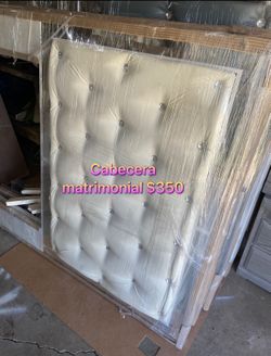 Headboard  Matrimonial ,new $350