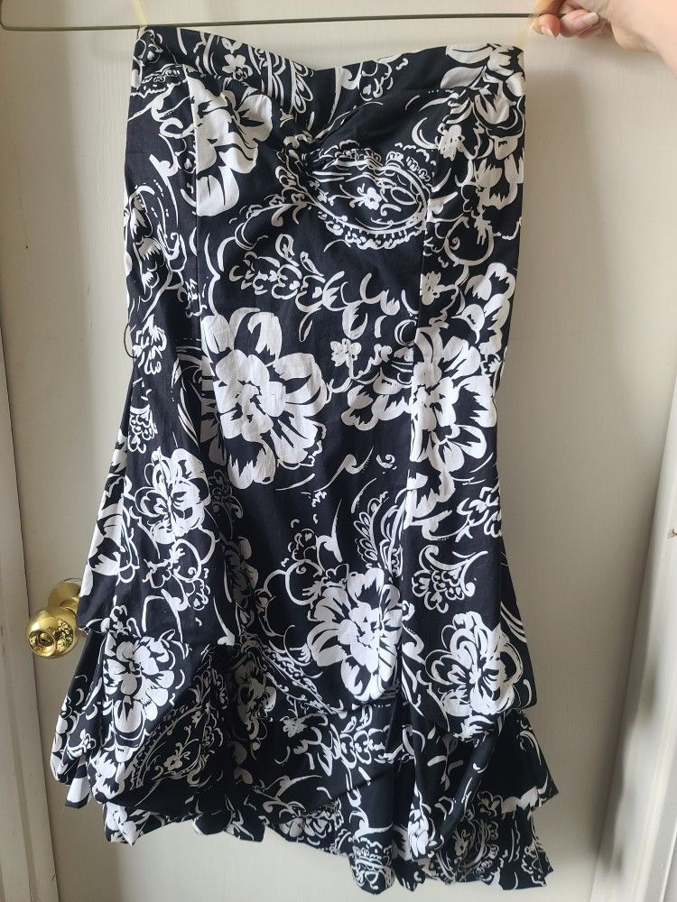 Black & White Junior/petite Teen Dress