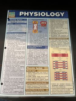 Physiology Quick Study
