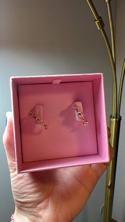 Swarovski Rose Gold Earrings 