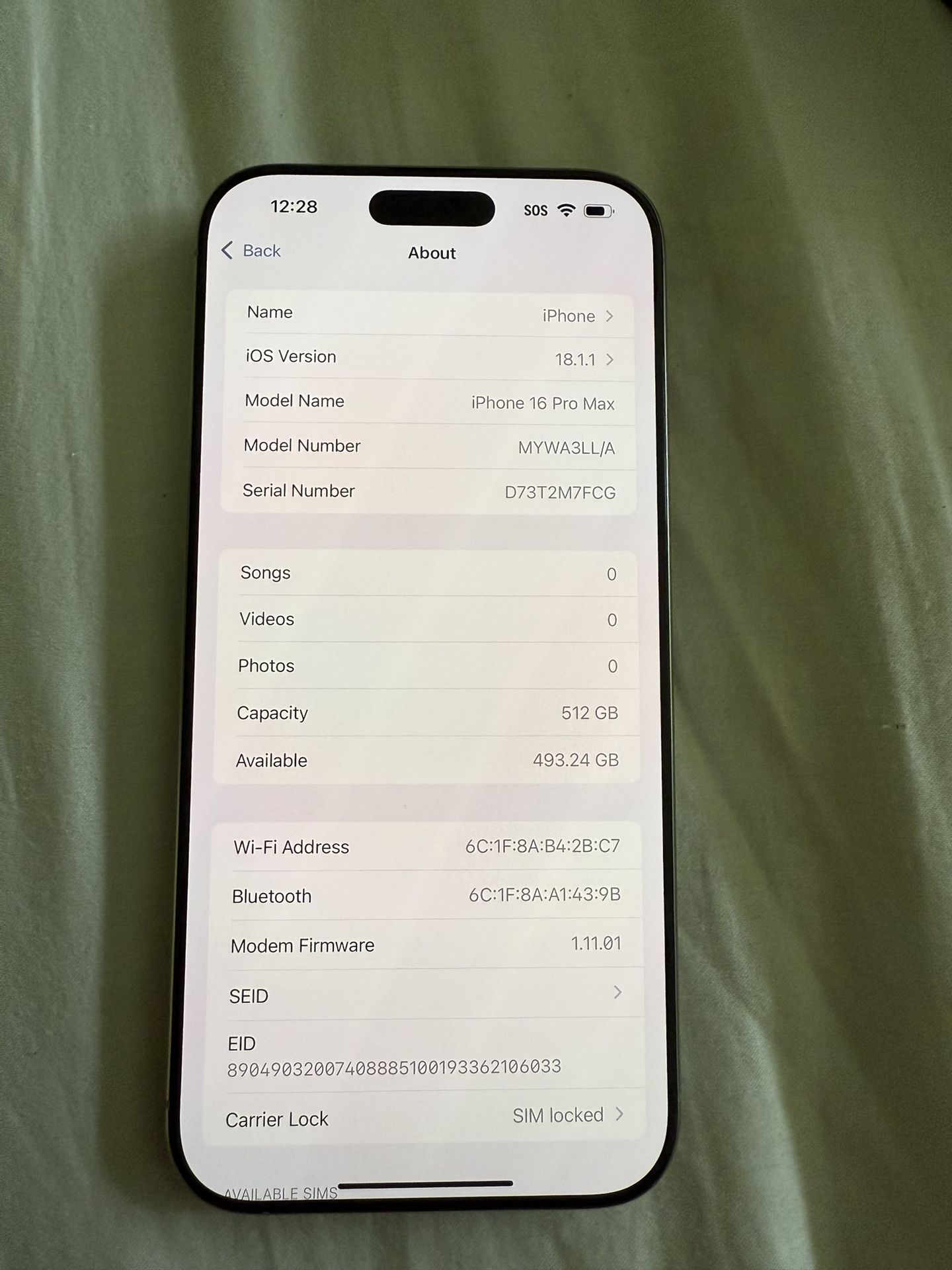 iPhone 16 Pro Max 512 GB T-Mobile