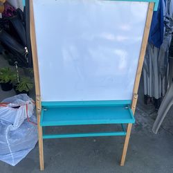 Kids chalk board and dry erase