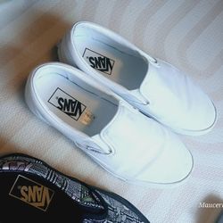 White VANS 