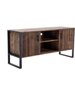 Natural Wood TV Stand