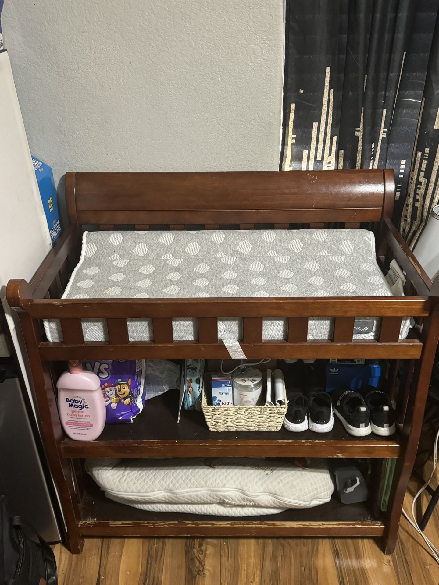 Oak Wood changing Table