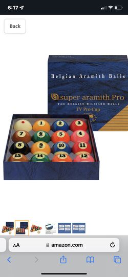 Belgian Aramith Balls PRO. 