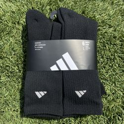 Adidas Black Crew  Socks