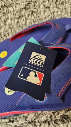 Reef Fanning Flip Flops x MLB Texas Rangers Sandals Bottle  display picture 1