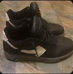 Black and white off white sneakers size 45