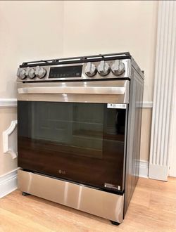 LG double oven stove