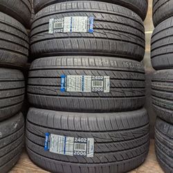 BRAND NEW SET (4) 265 40 22 ALL SEASON TIRES !!!