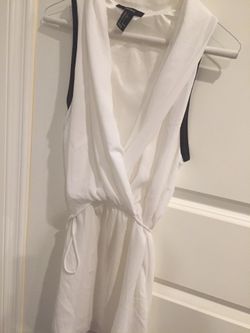 Forever 21 white long top