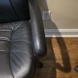 High-back executive office chair