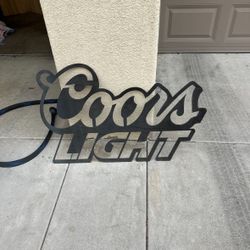 Coors Light Sign 