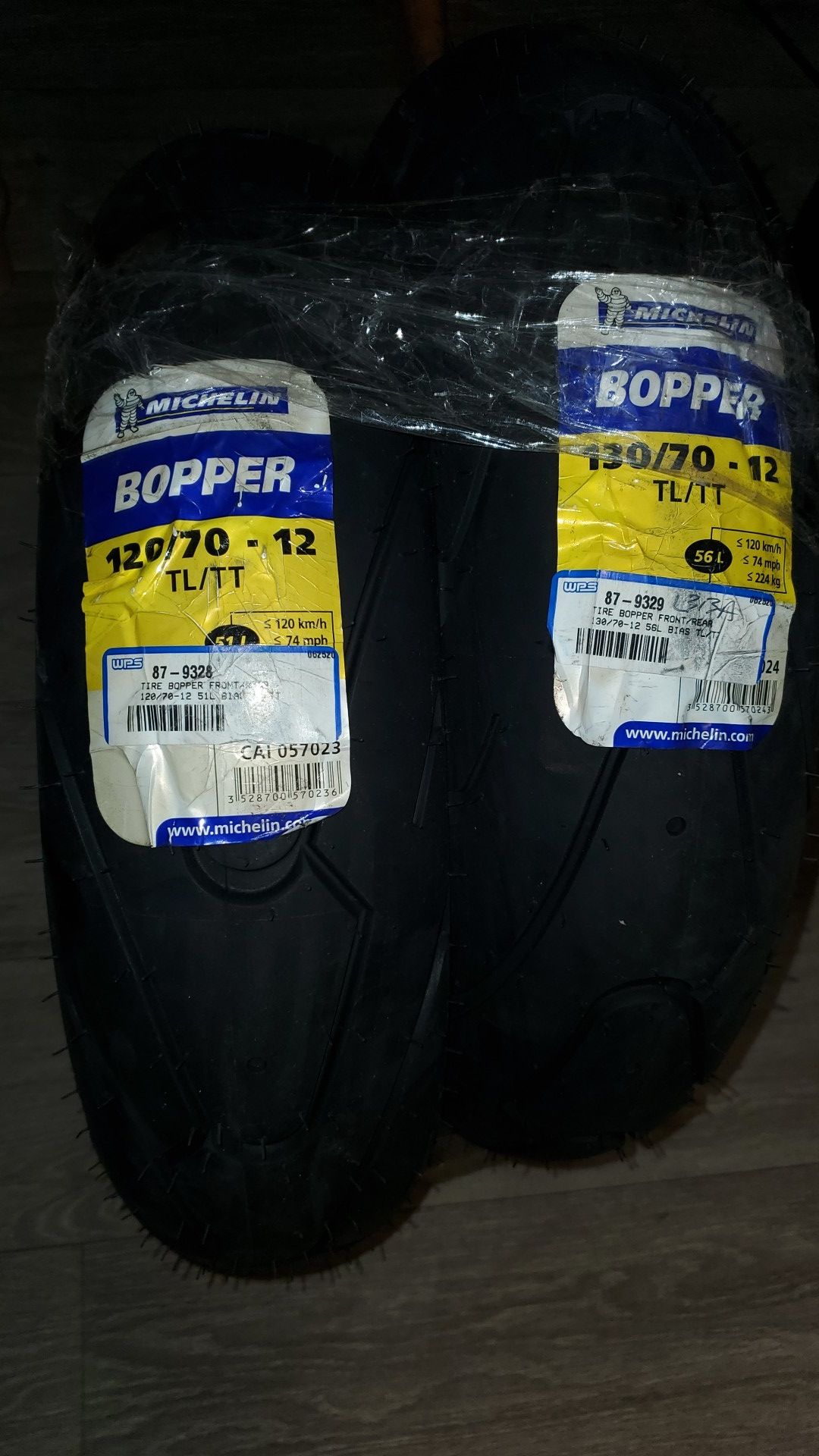 BRAND NEW GROM MICHELIN MOTORCYCLE TIRES