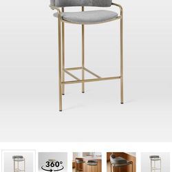 West Elm Lenox Counter Stools - Set of 4 Brand New