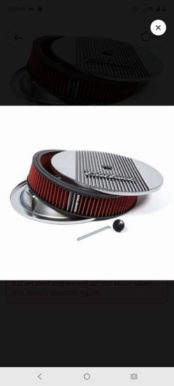 Edelbrock air cleaner