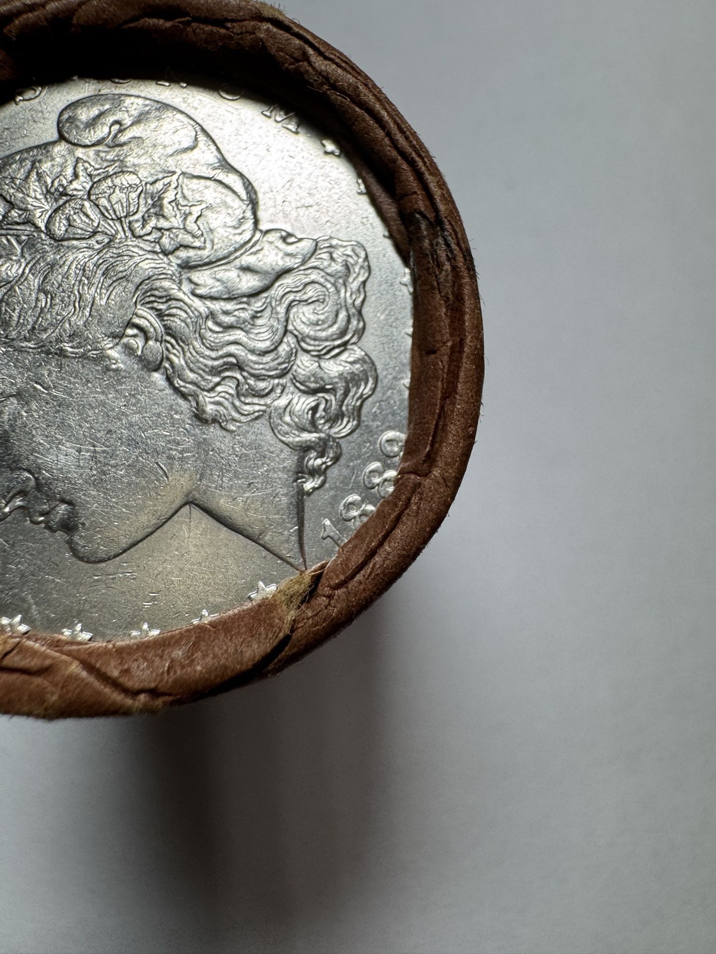 20 Morgan Silver Dollars. With 1889 Showing