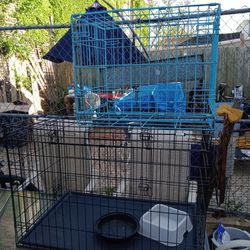 2  Dog Cages