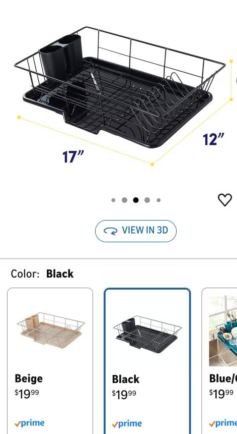 New Black Rubbermaid Dish Drainer & Tray, Soap Dispenser,  & Kitchen Cooking Spoon, Sloted Spoon And Spatula