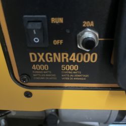 DeWalt generator