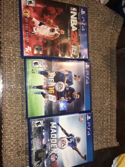NBA FIFA MADDEN 2K16