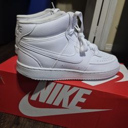 Mens Nike Next Nature Mid Triple White 8.5