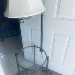 Lamp, Glass Shelf