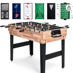 10 Game Table Hockey Foosball Tennis Pool Plus More