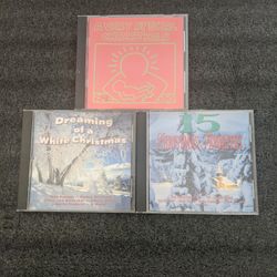 3 Christmas Music CDs - Dreaming Of A White Christmas