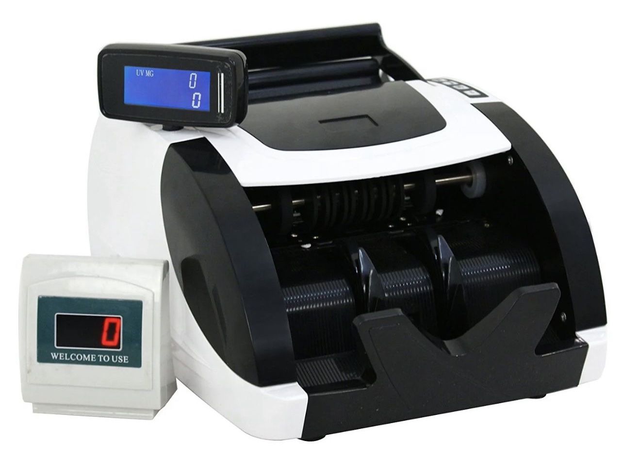 ZENYâ„¢ Money Bill Counter Currency Cash Counting Machine UV & MG Counterfeit Detection