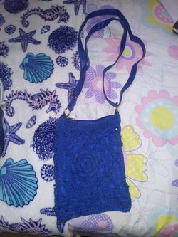 Blue small purse